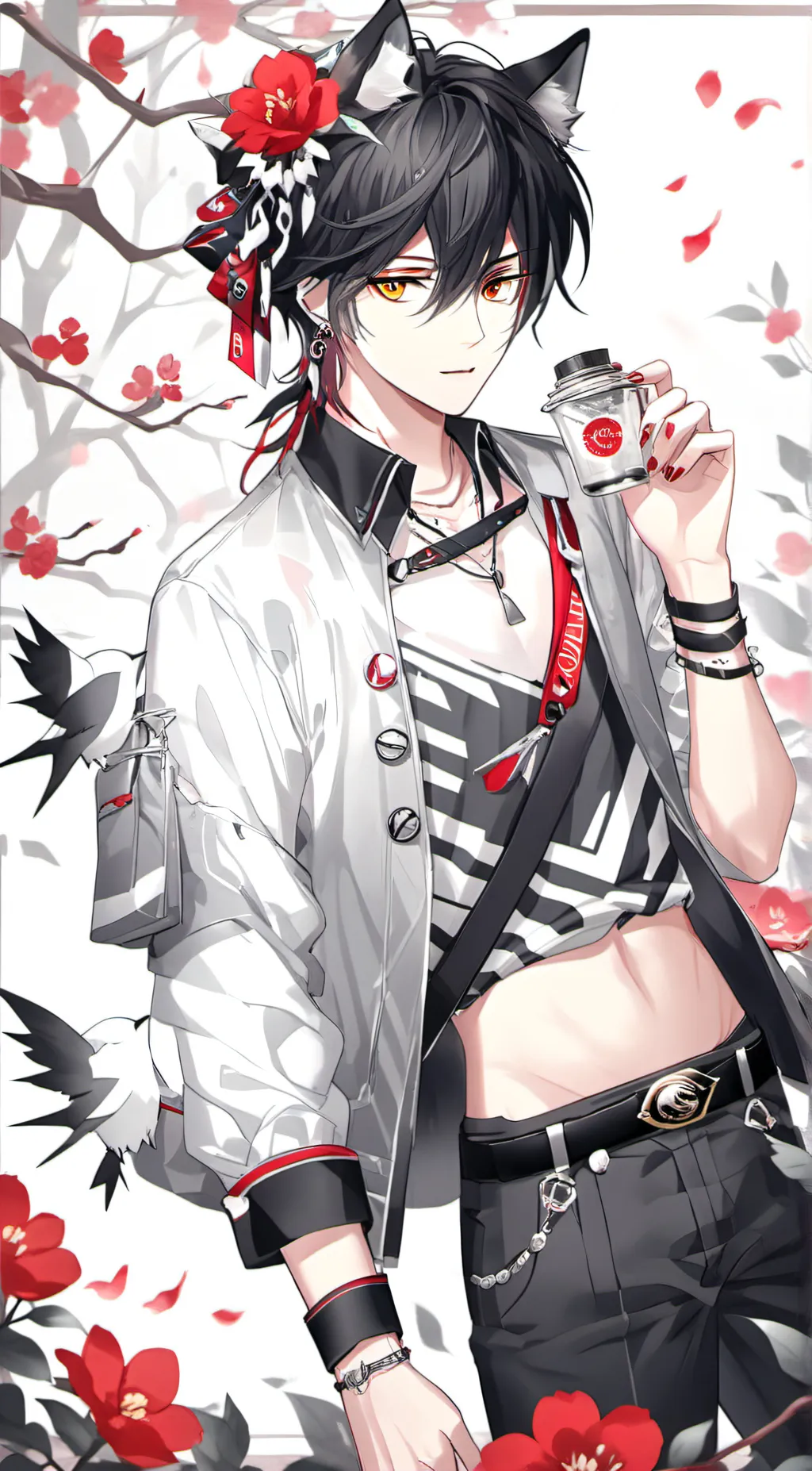 ai character: Ash background