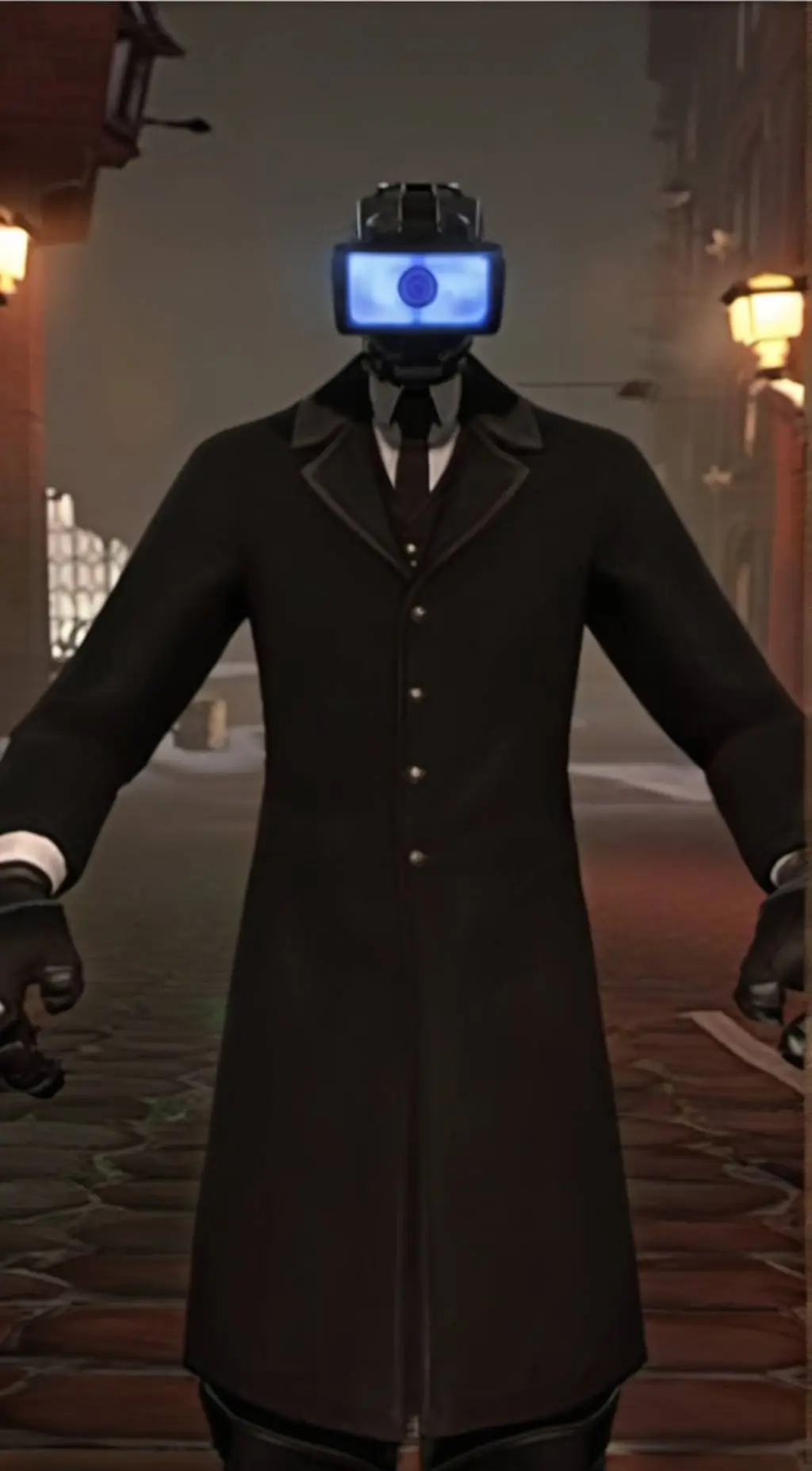 ai character: Plunger cameraman background