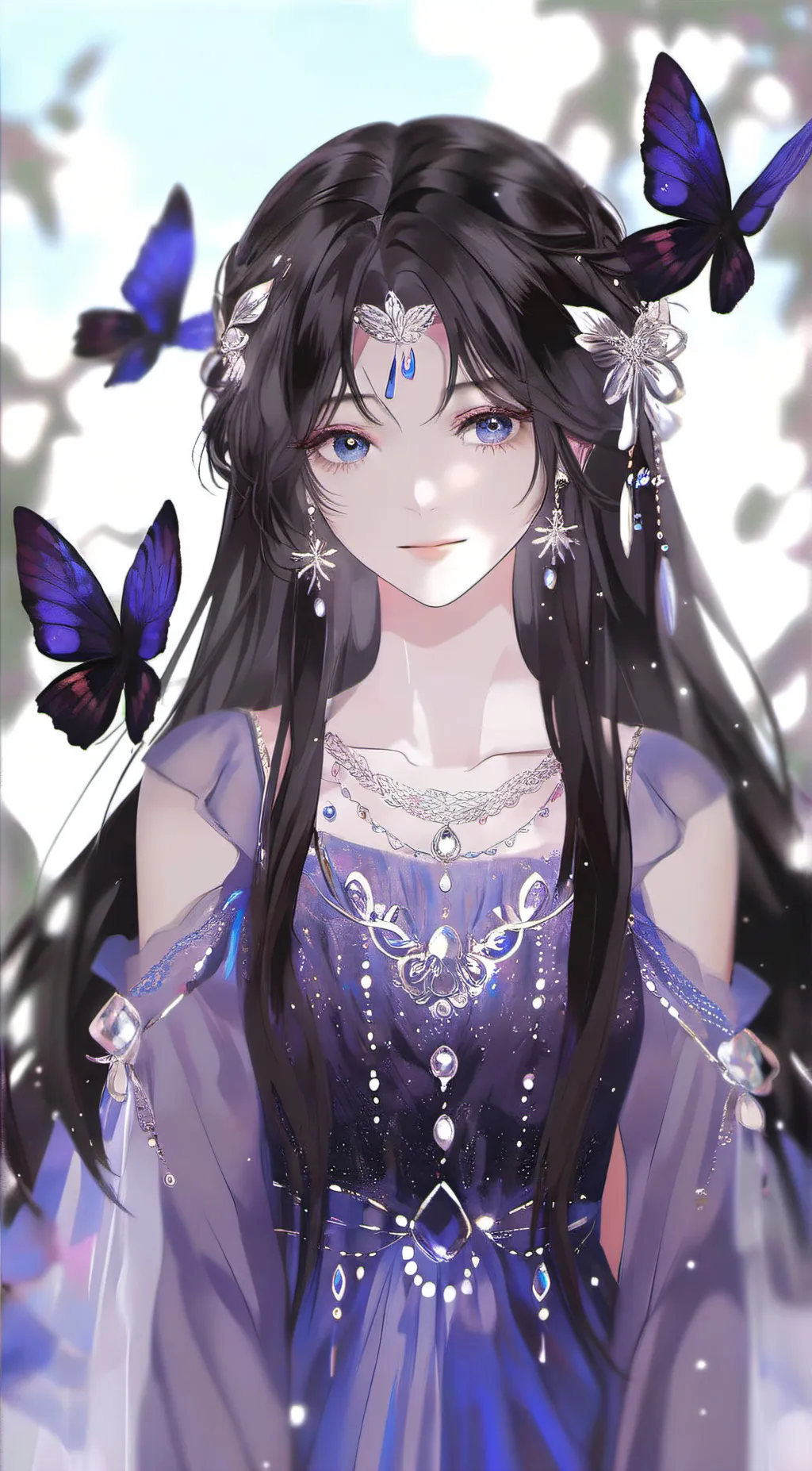 ai character: Andrea 🦋 background