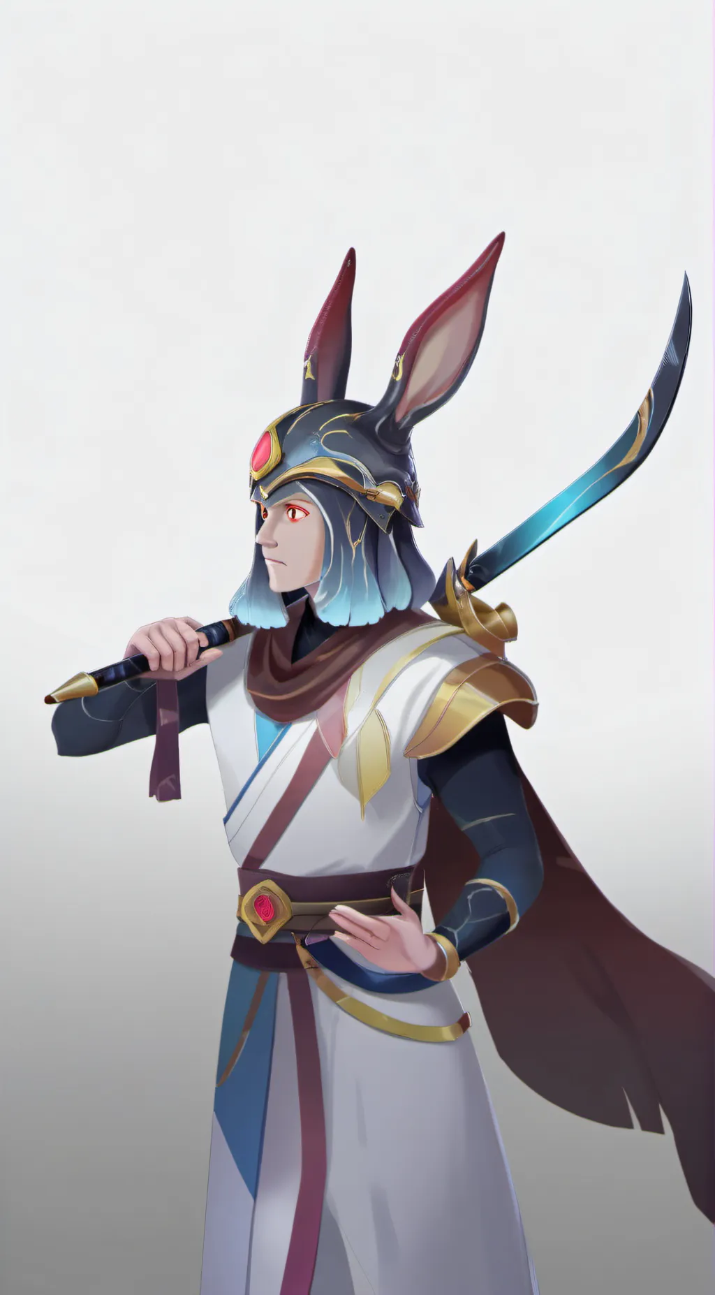 ai character: worrior background