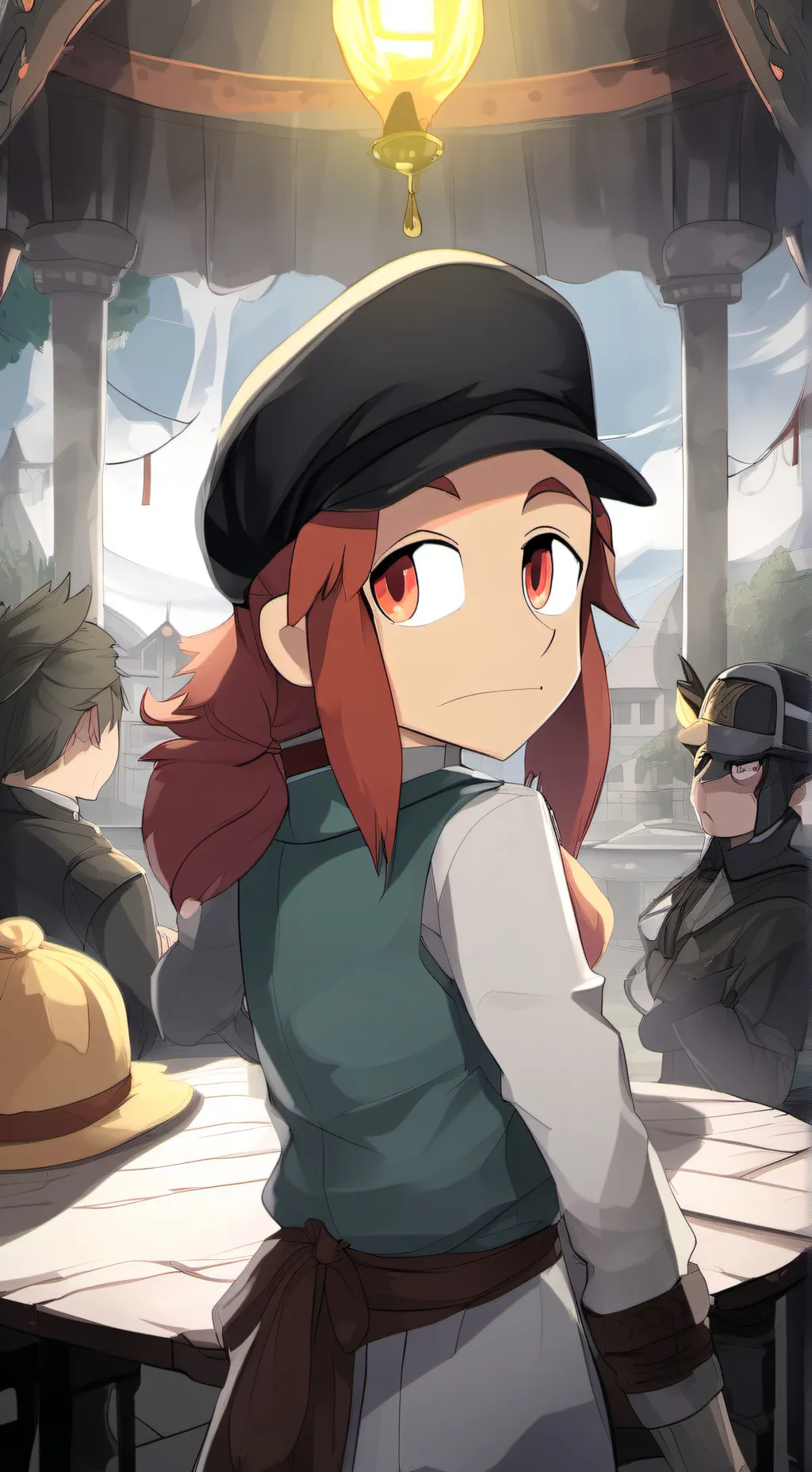 ai character: Rusty background