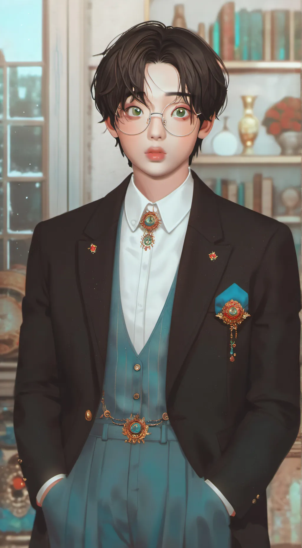 ai character: Filipino words background