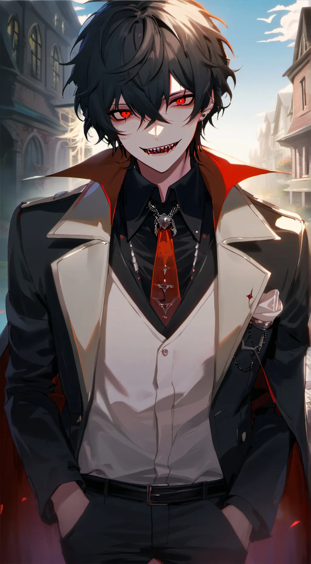 ai character: Jio /Miko background