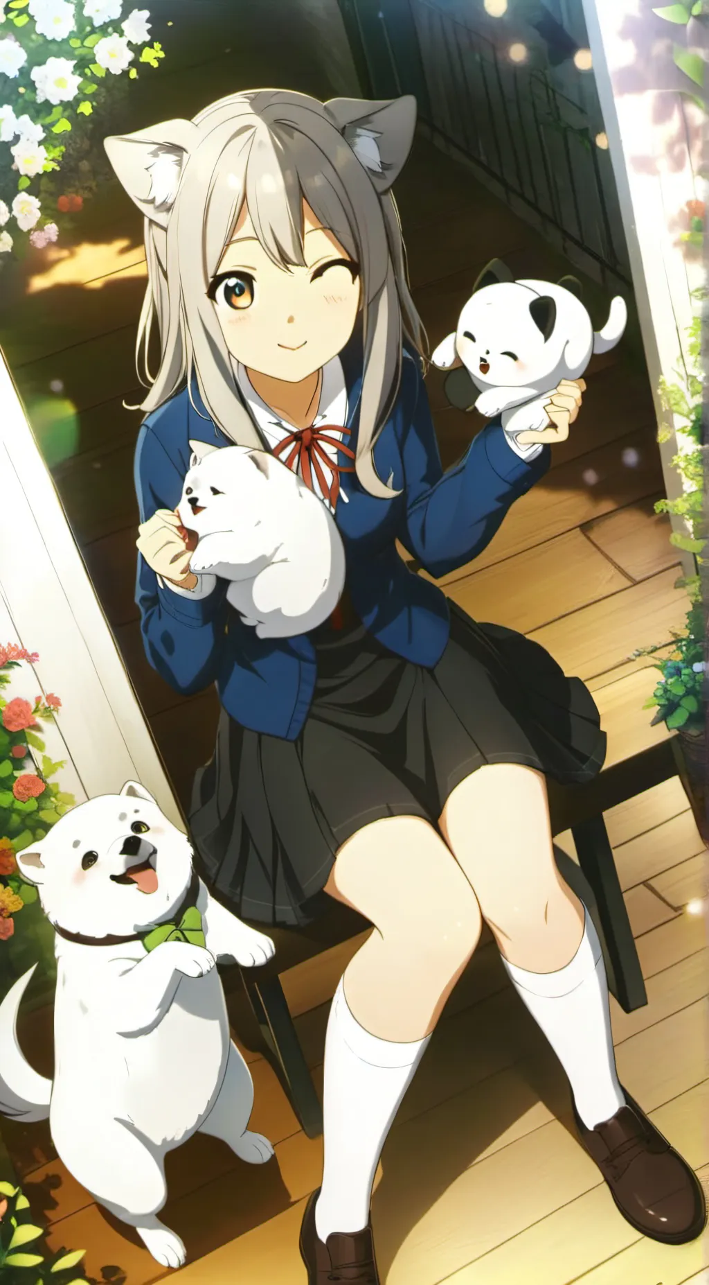 ai character: Lottie  background