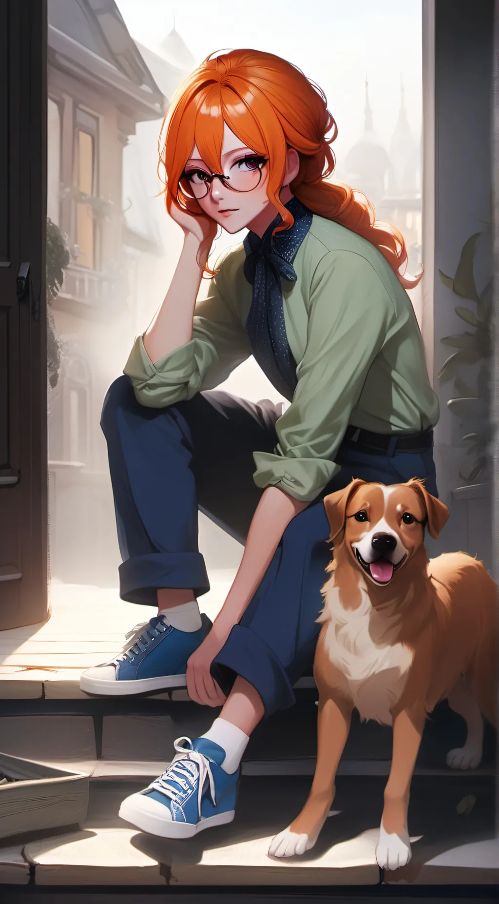 ai character: Mean Mertle  background