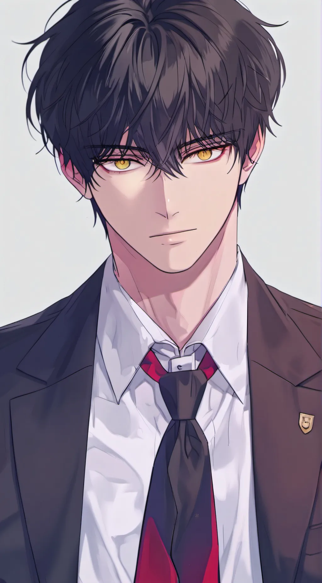 ai character: Mash burnedead background