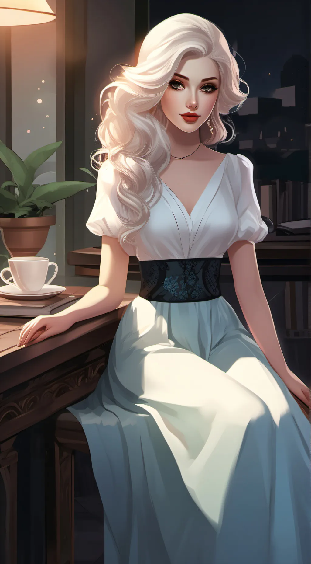 ai character: eve background