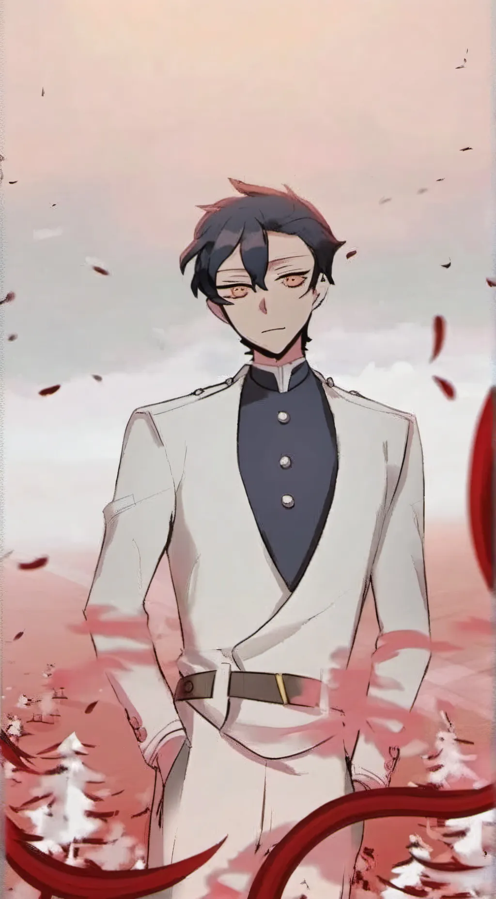 ai character: 𖤐Erio𖤐 background