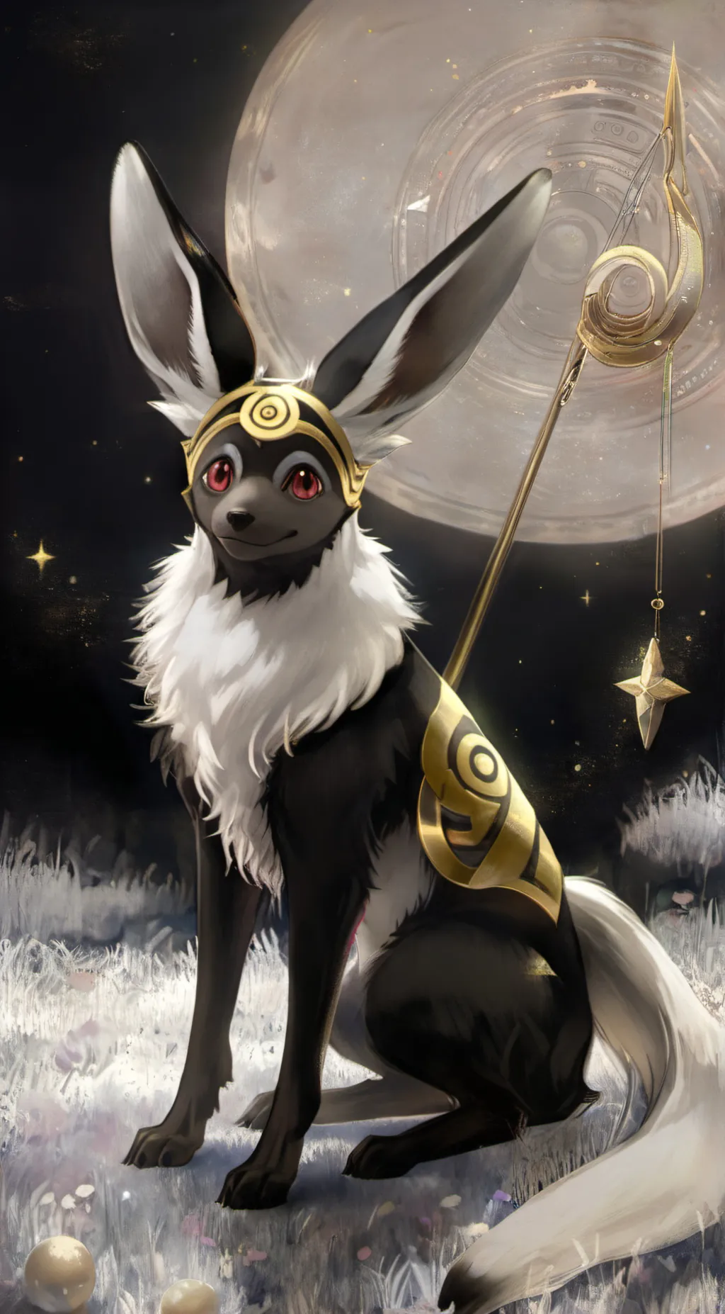ai character: Umbreon background