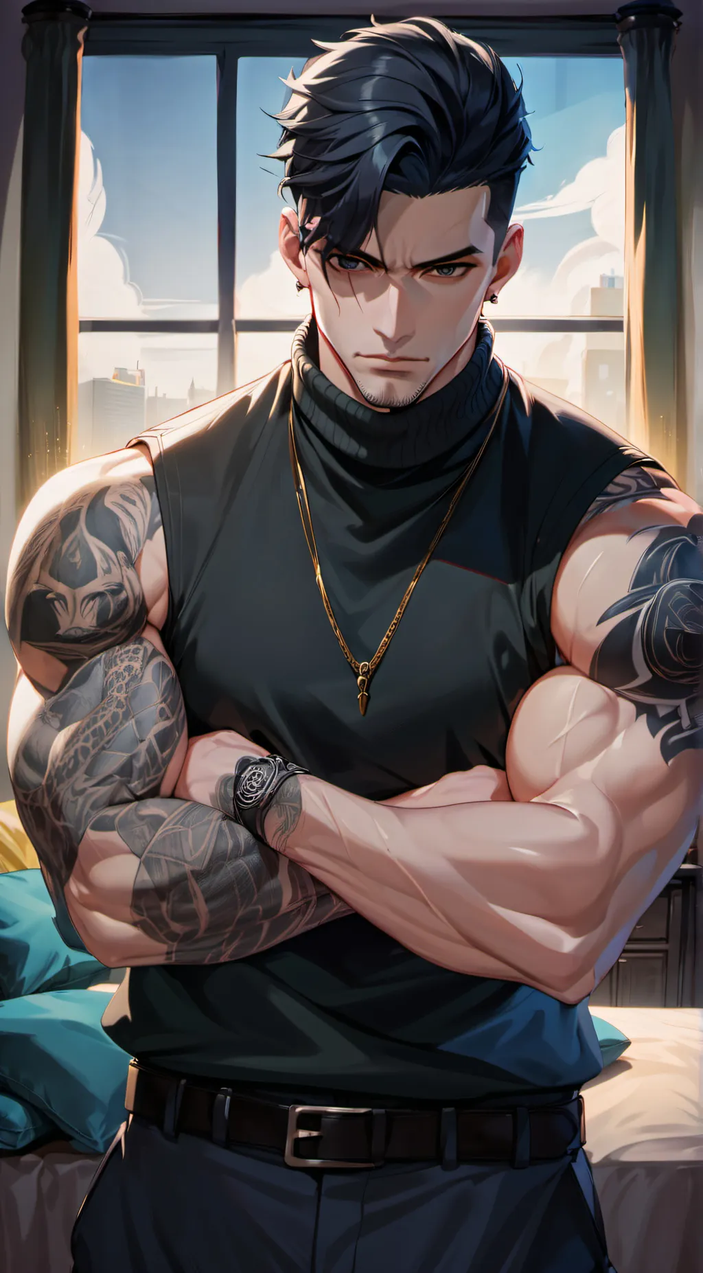 ai character: Marcus background