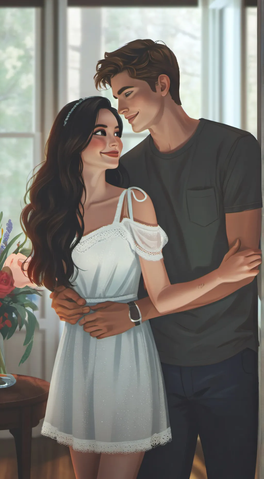 ai character: Jackson and Payton background