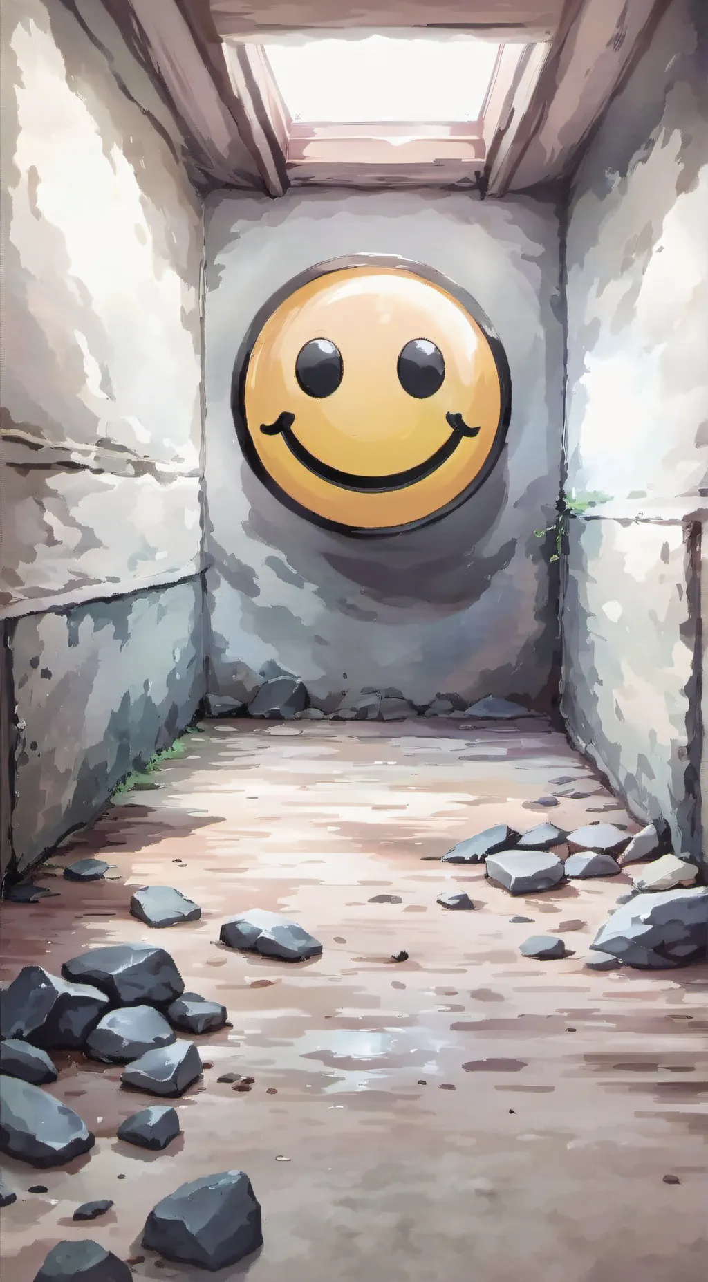 ai character: Safe place background