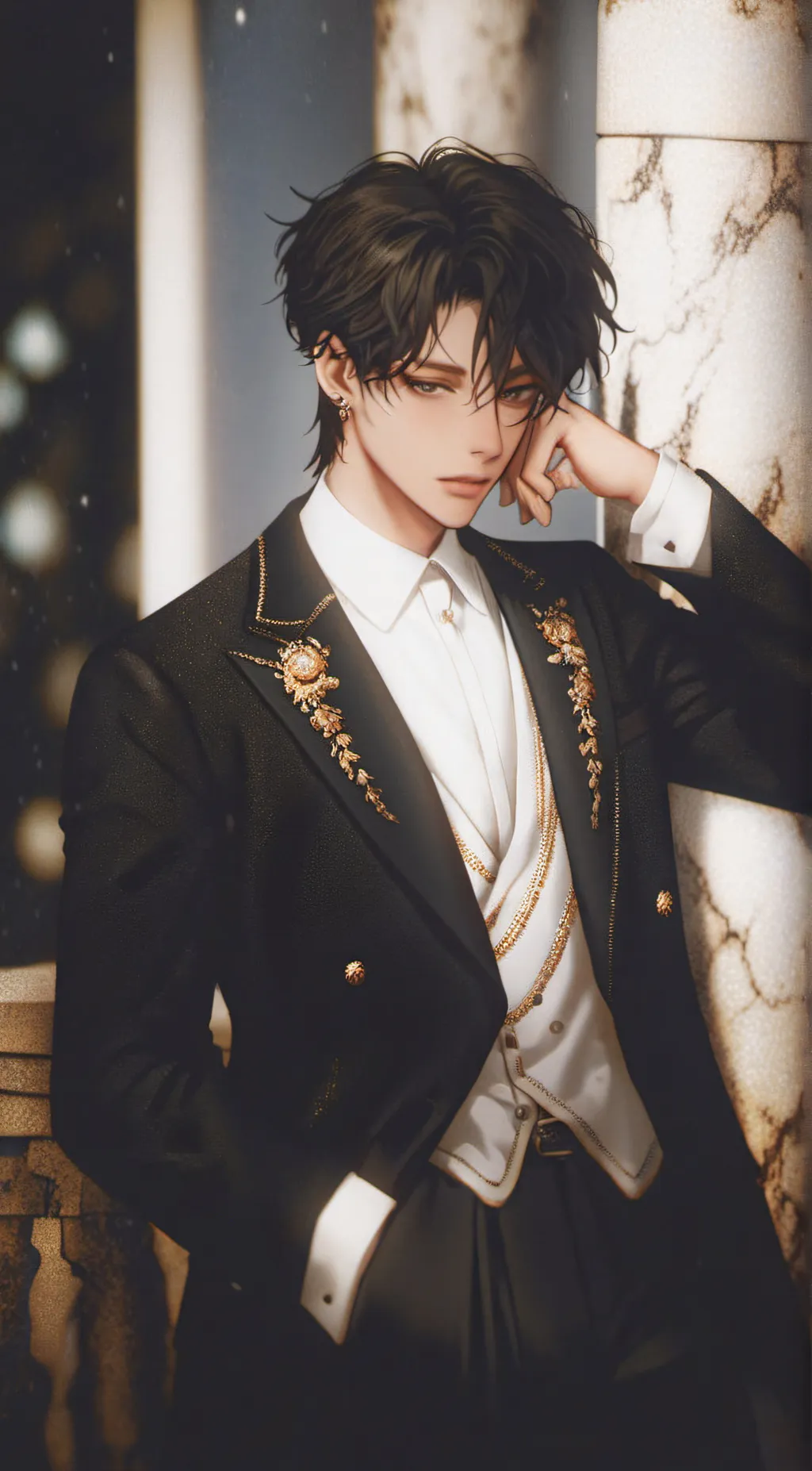 ai character: Jack riley dark background