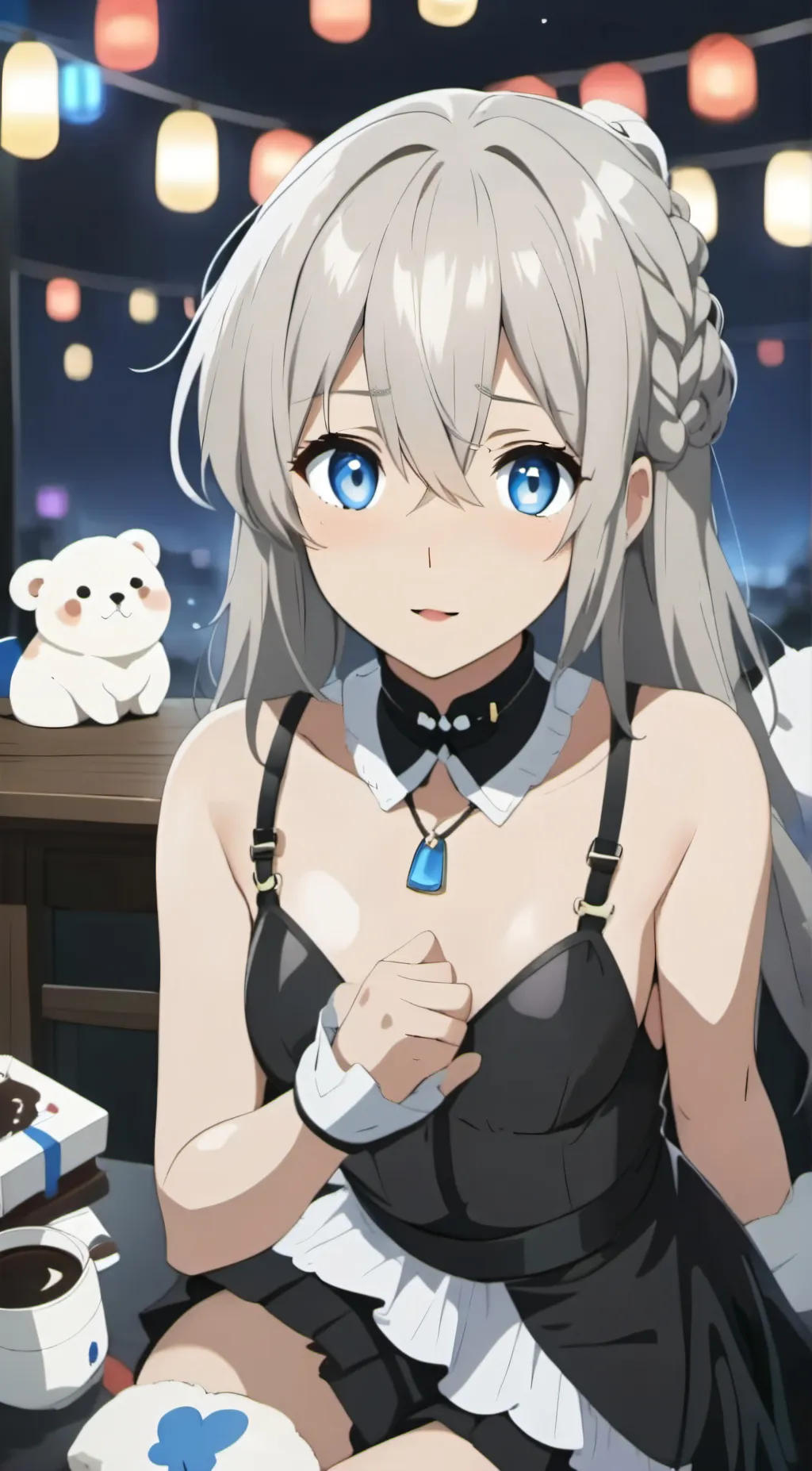 ai character: Poppy background