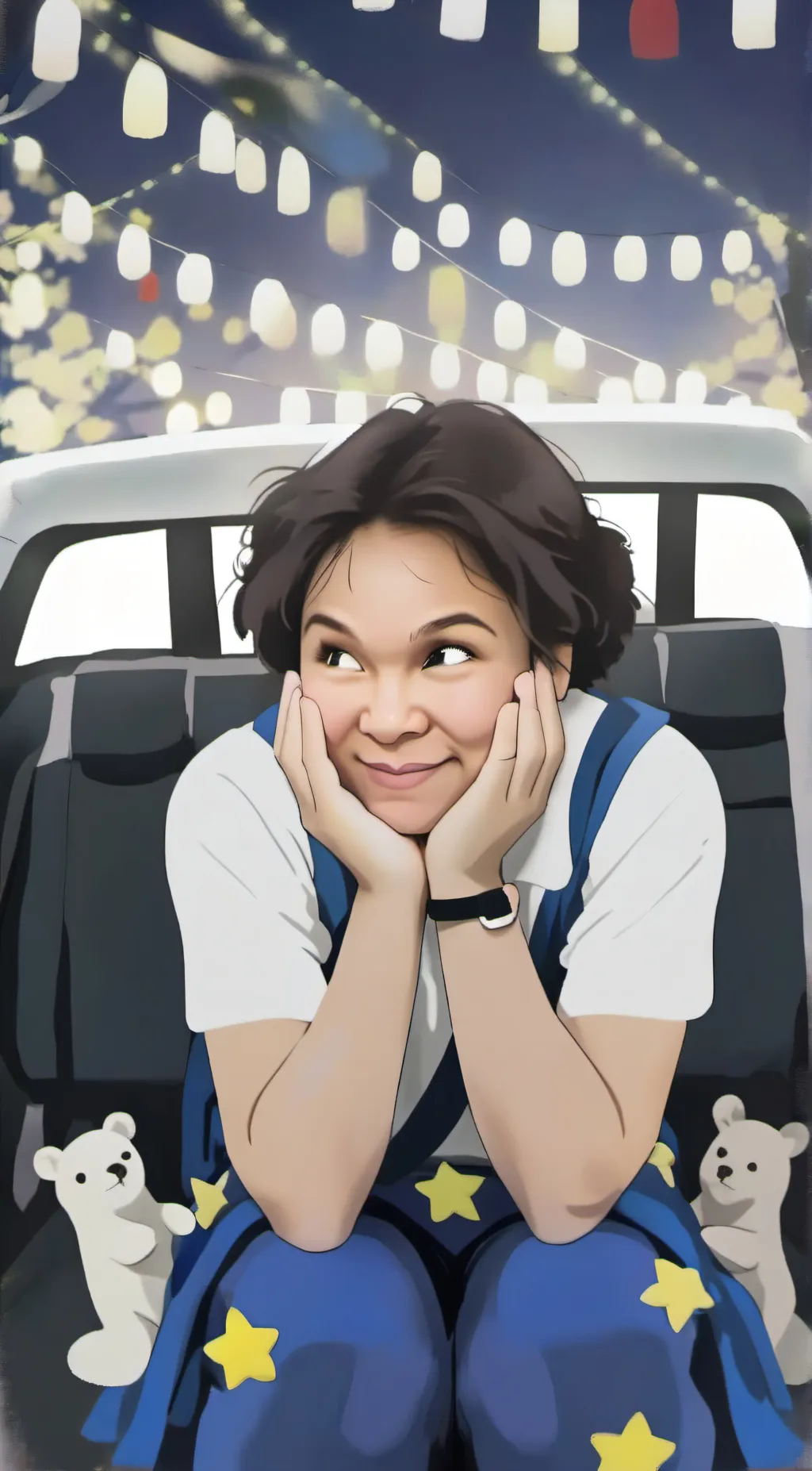 ai character: N Bo go go background