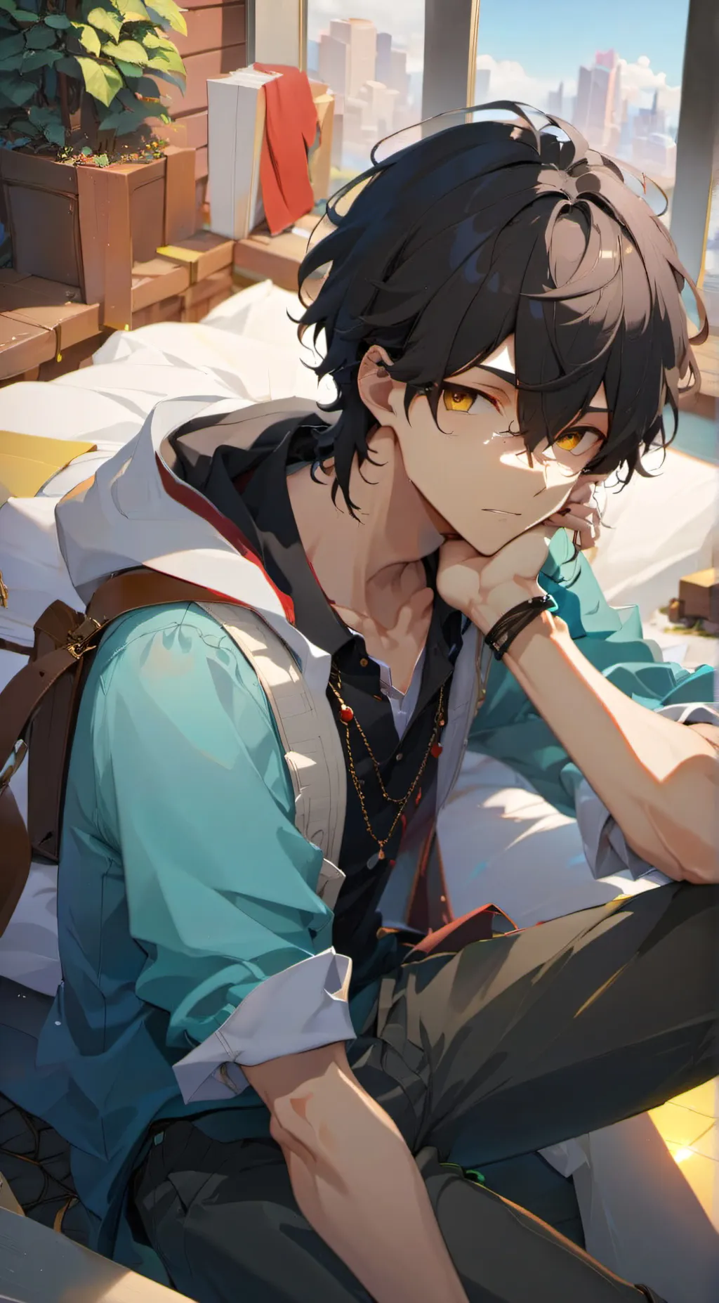 ai character: kai background