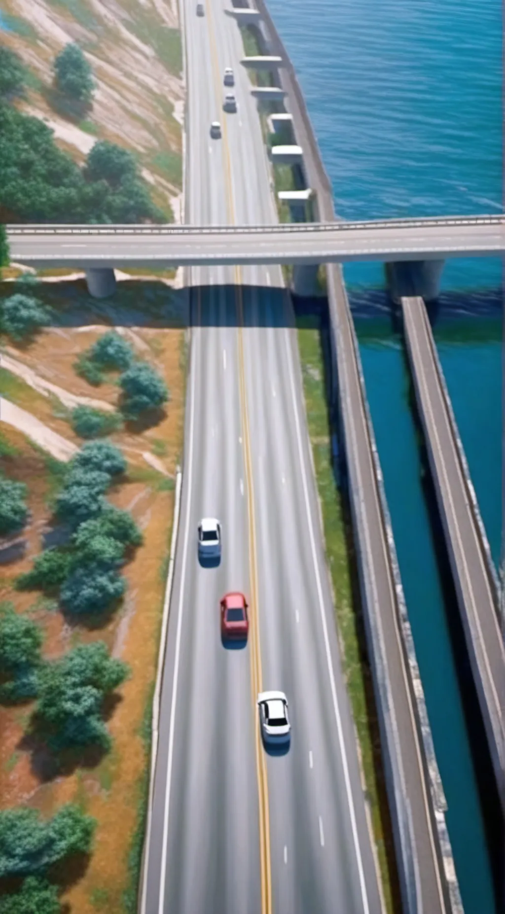 ai character: Highway 3 background