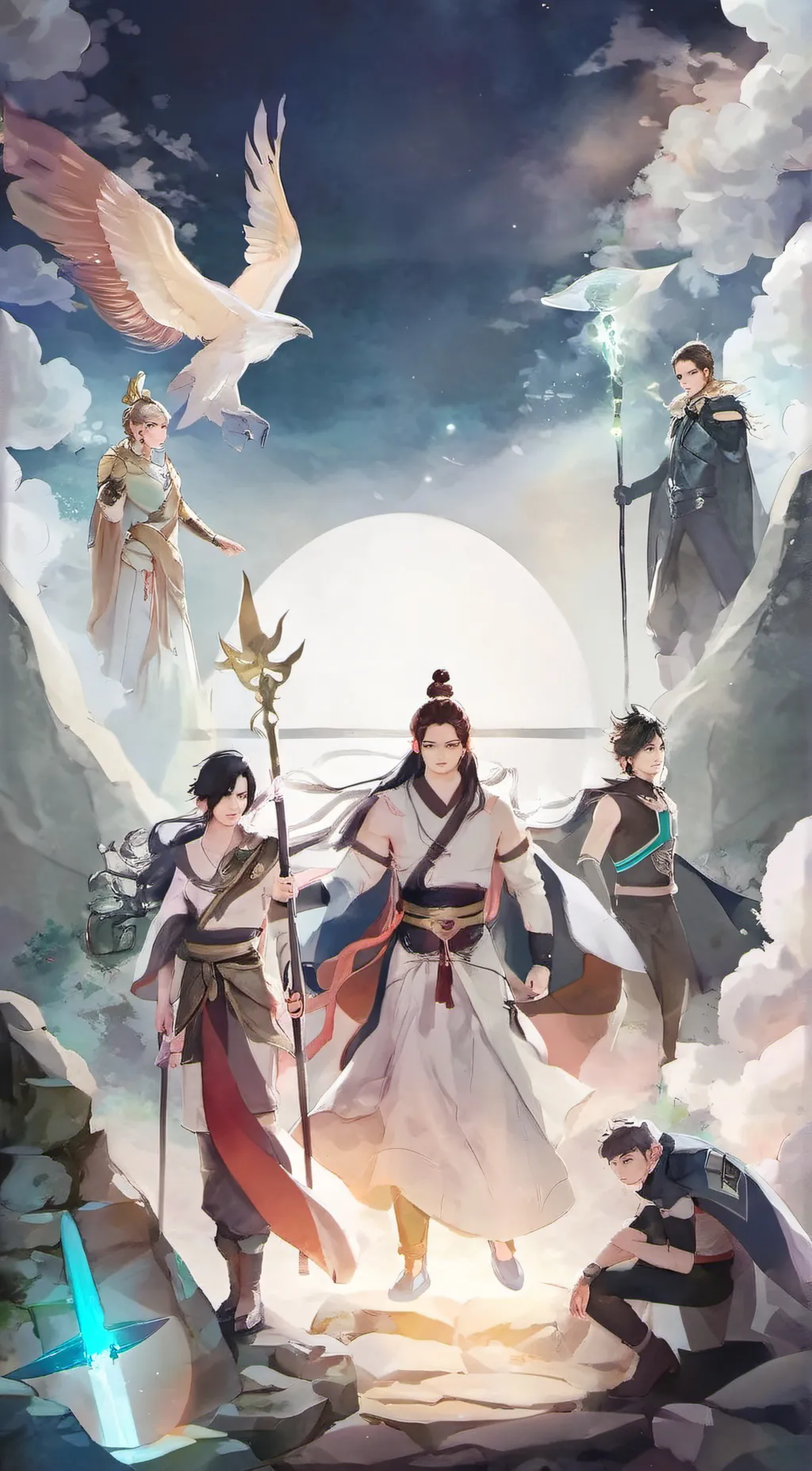 ai character: GODS background