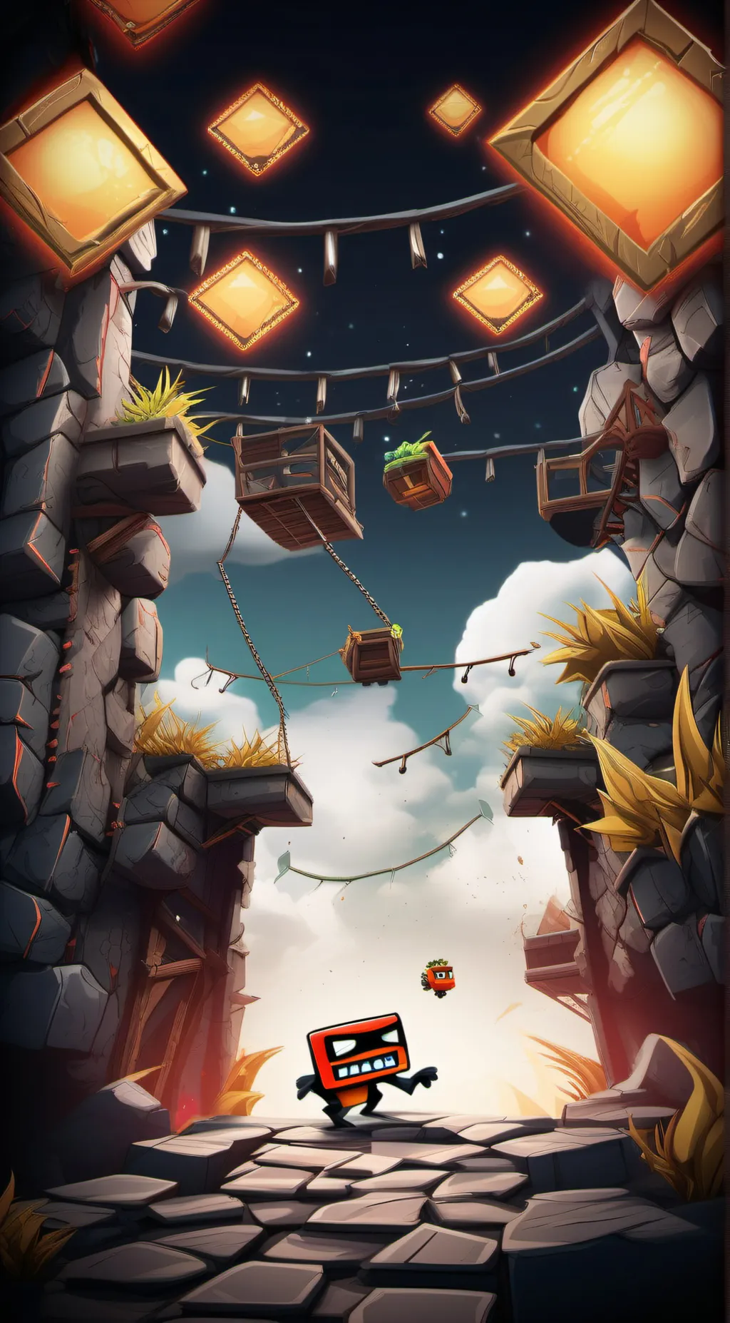 Talkie AI - Chat with geometry square