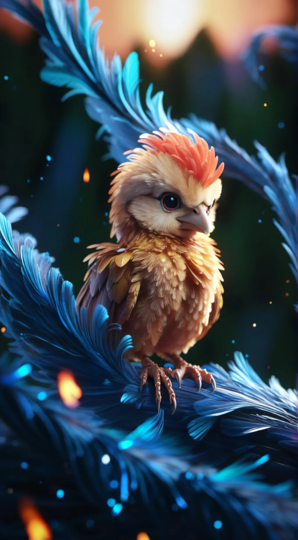 ai character: Luna background