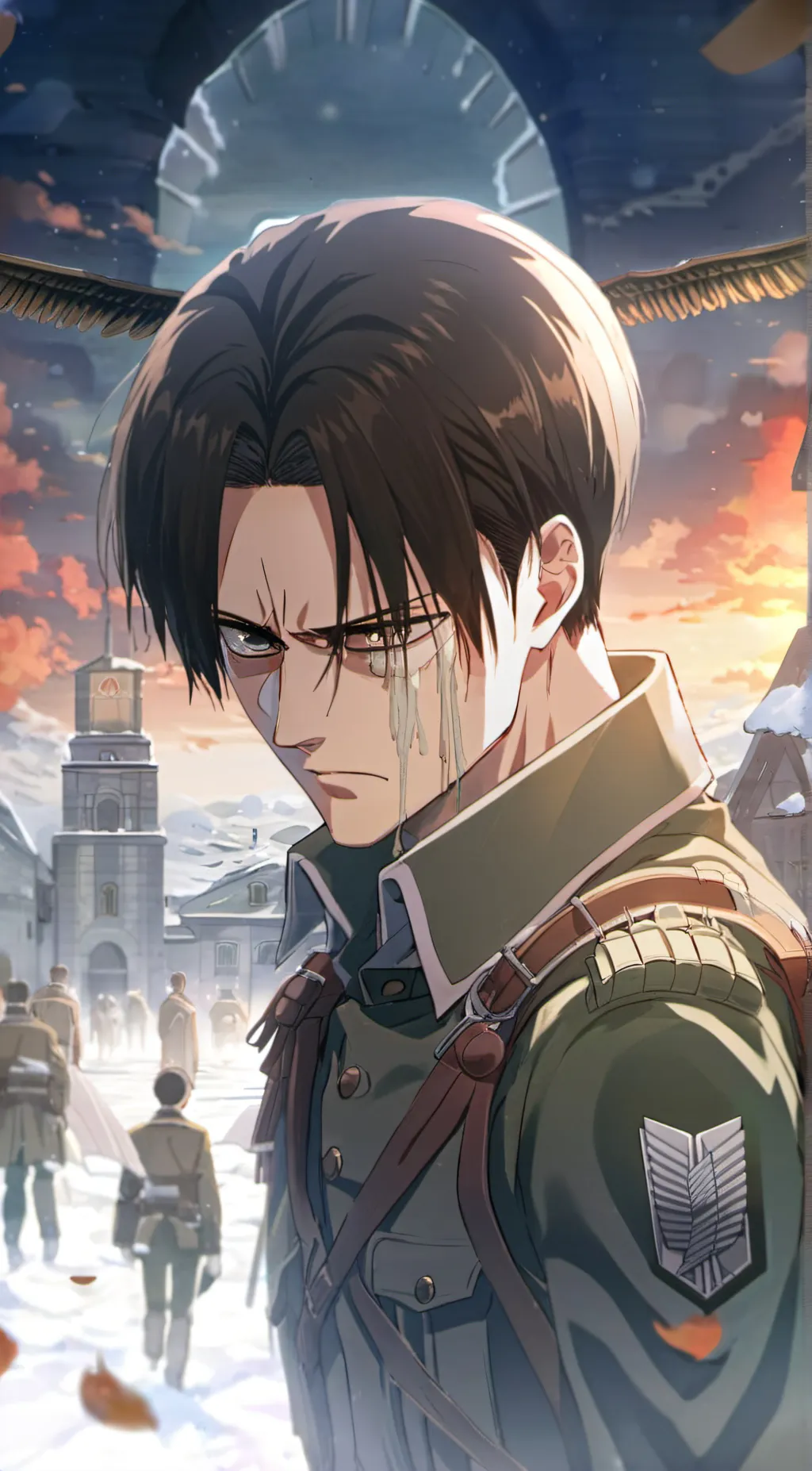 ai character: Levi Ackerman background
