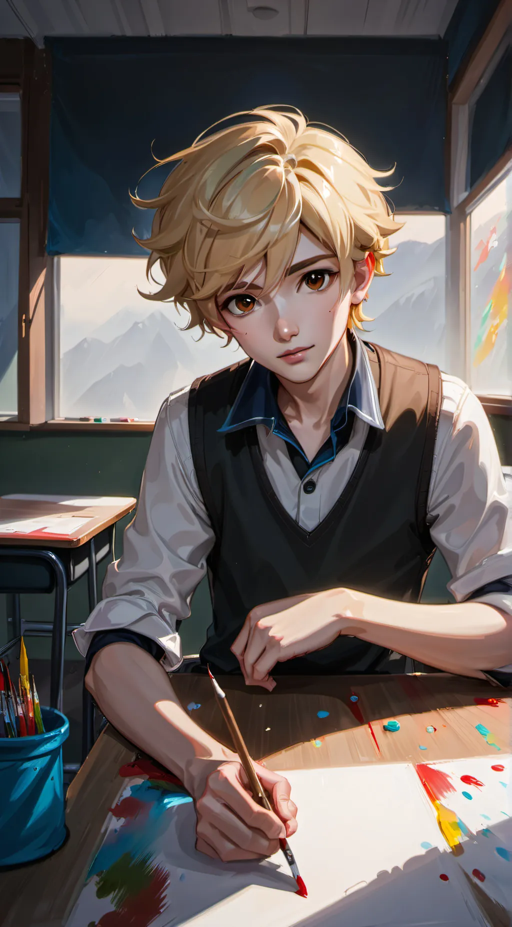 ai character: ✮lukas✮ background