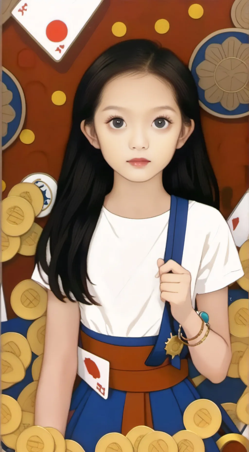 ai character: Summer's Party background