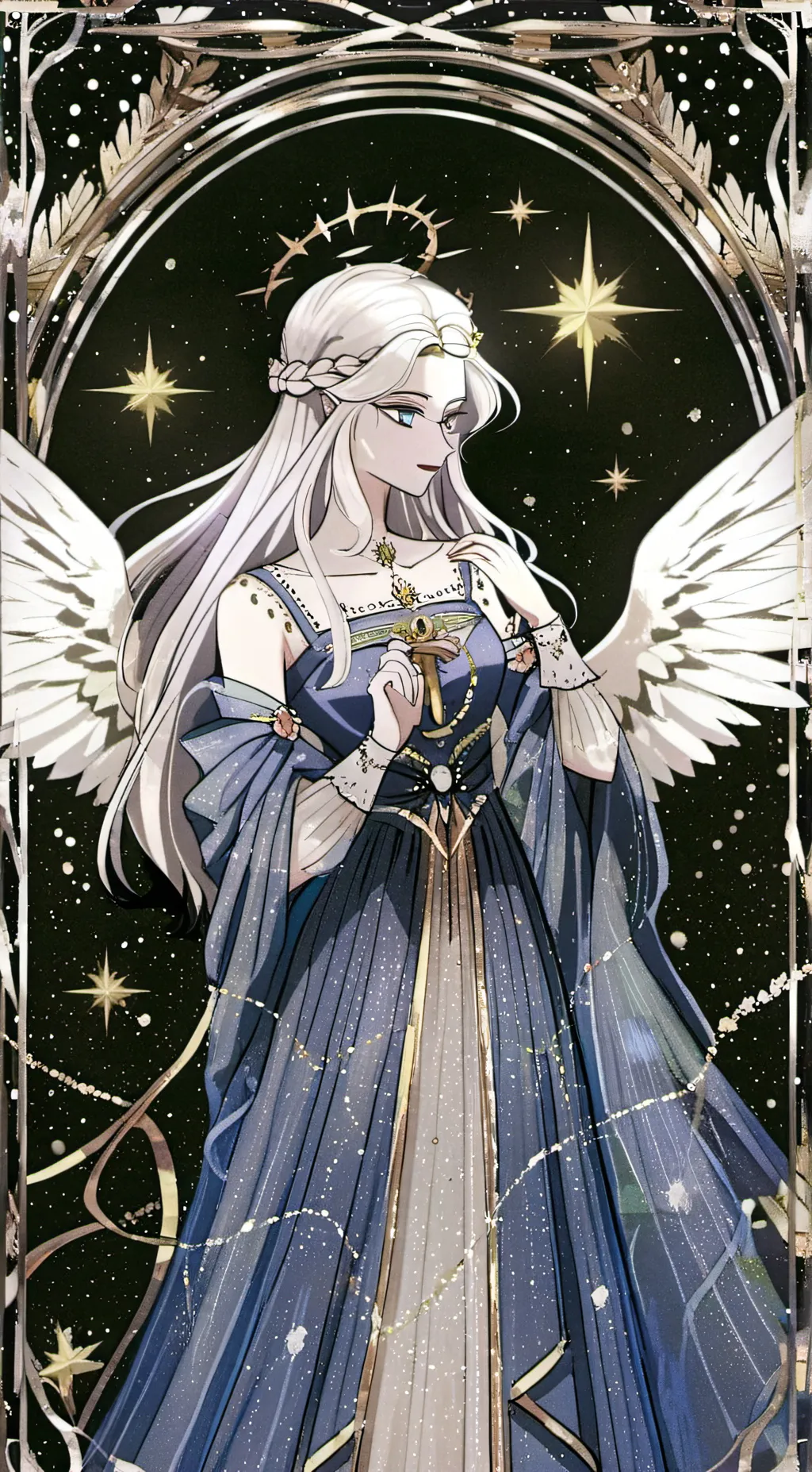 ai character: Sera hazbin hotel  background