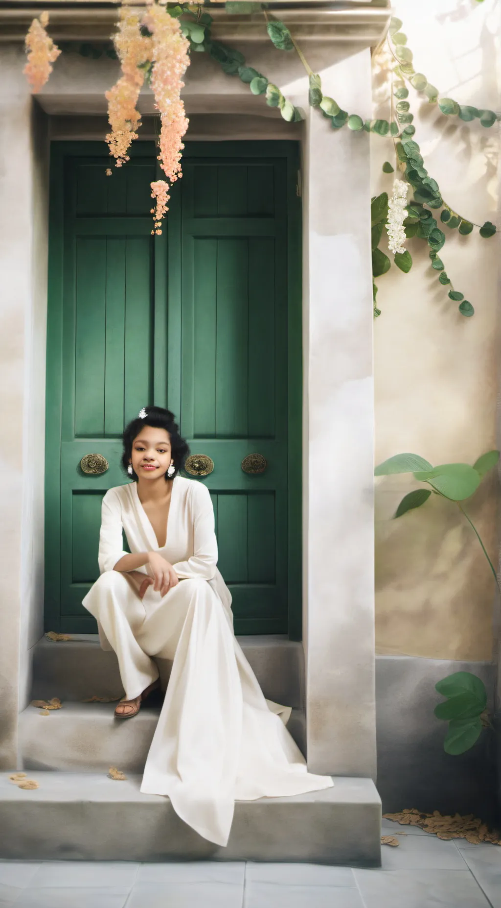 ai character: Summer (Minecraft) background