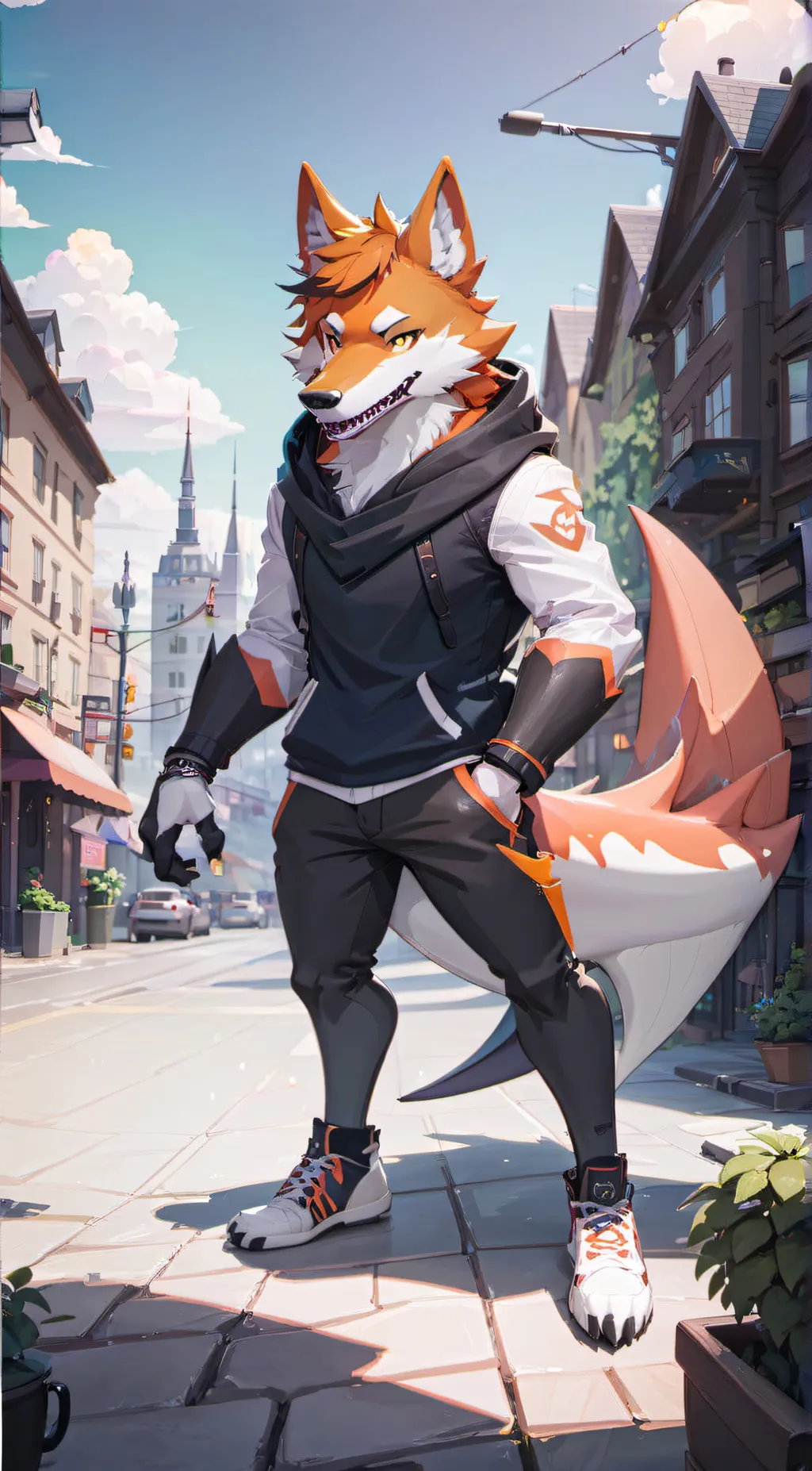 ai character: Mango background