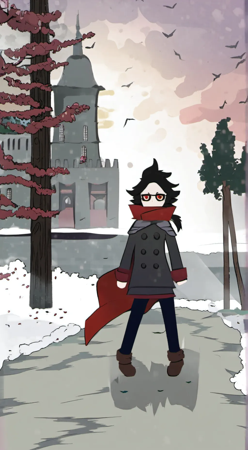 ai character: puro(changed) background