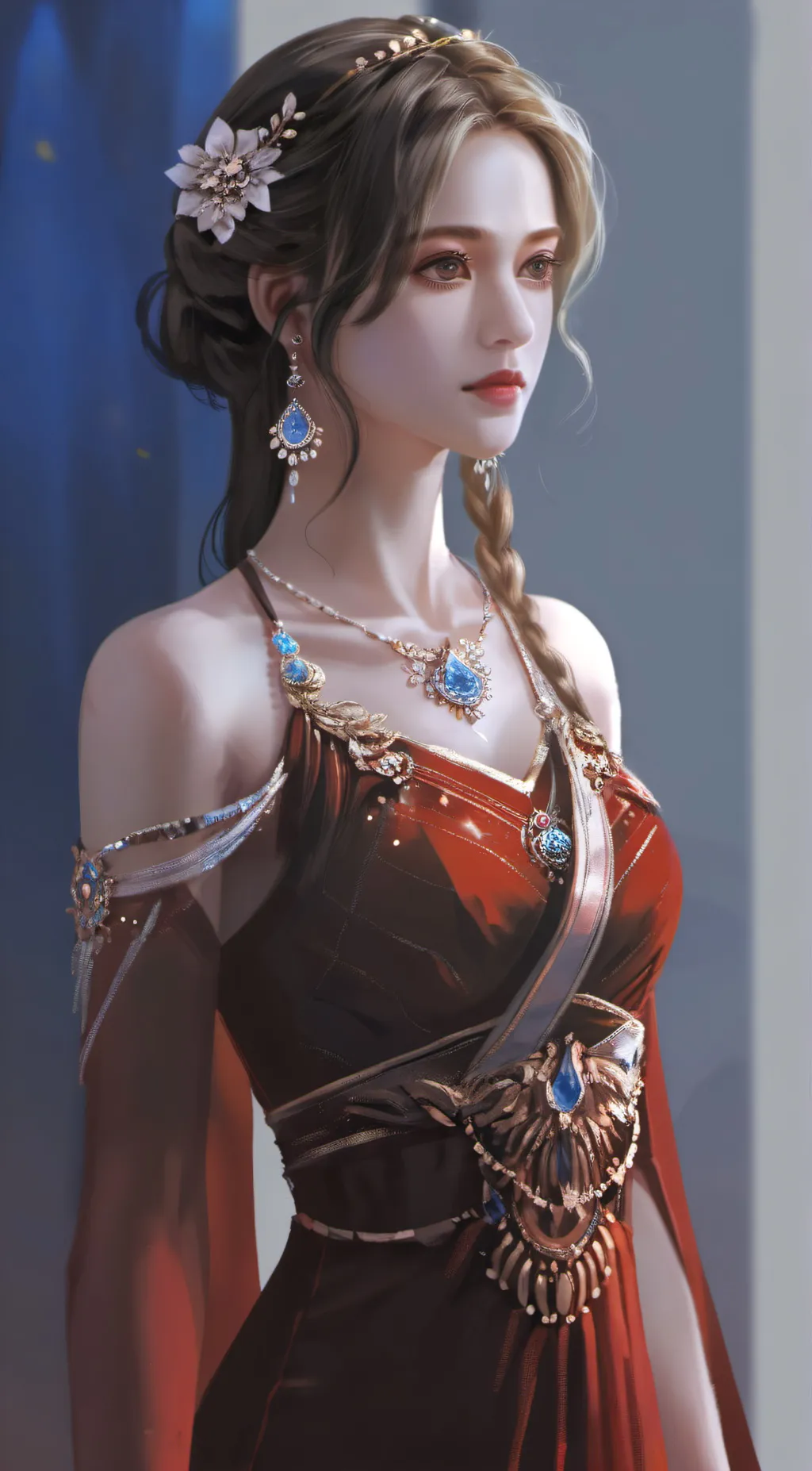 ai character: Maya background