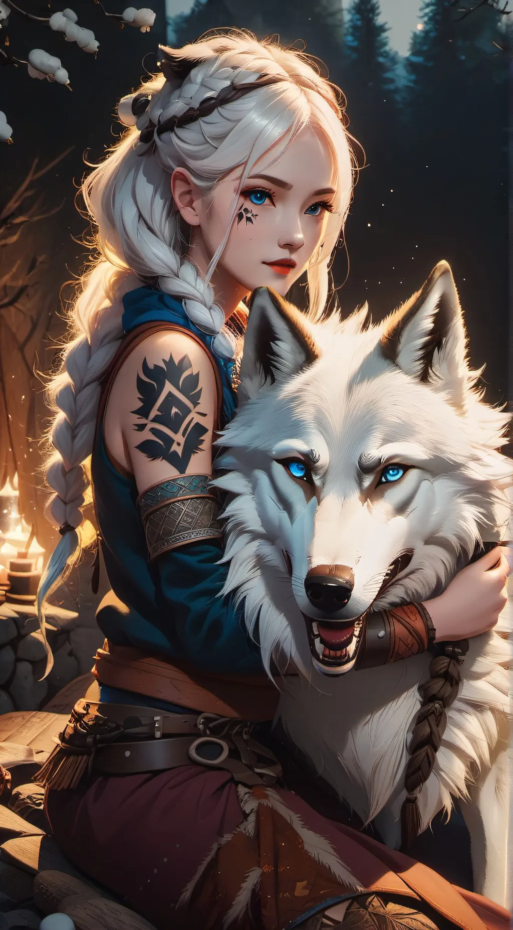 ai character: Mina background