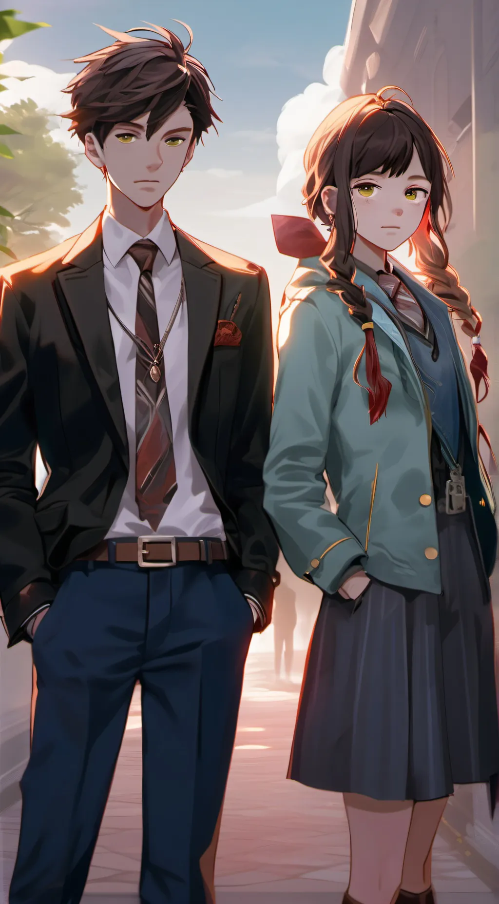 ai character: Castin and Ferro background