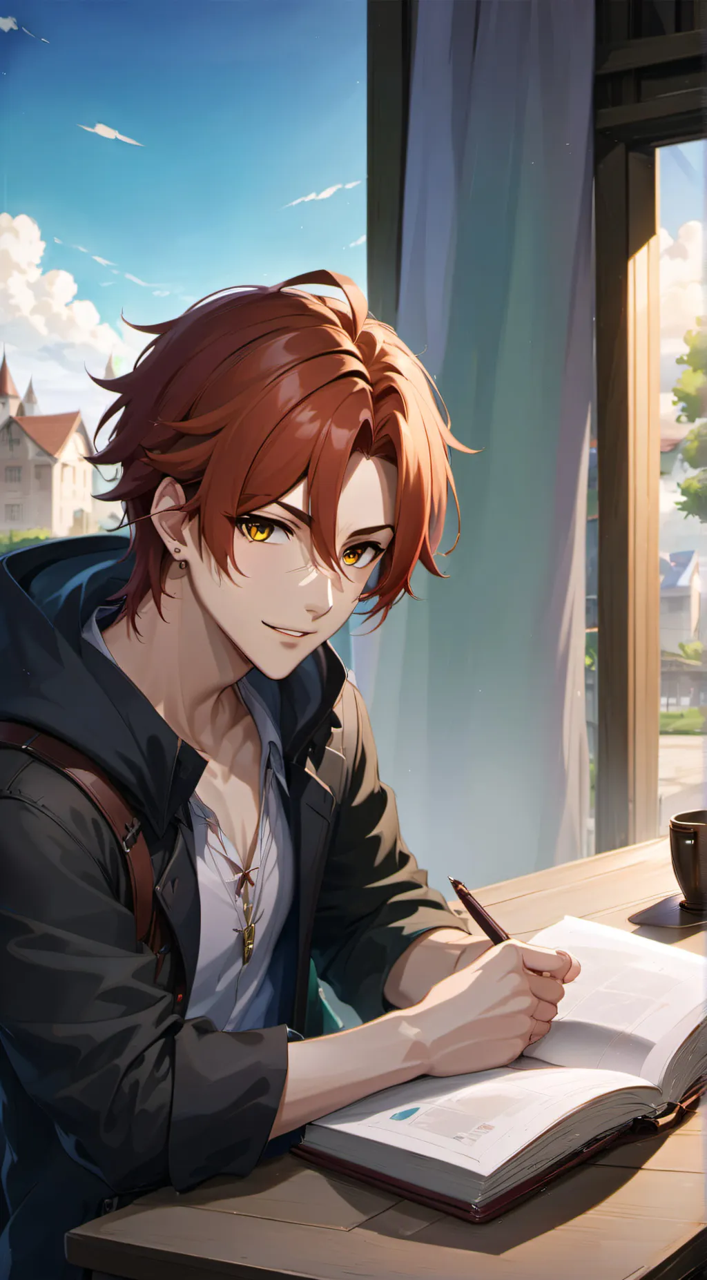 ai character: Ren background