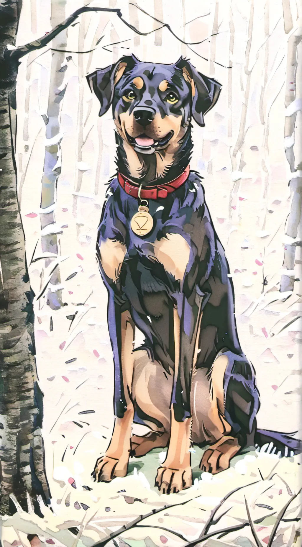 ai character: :( background