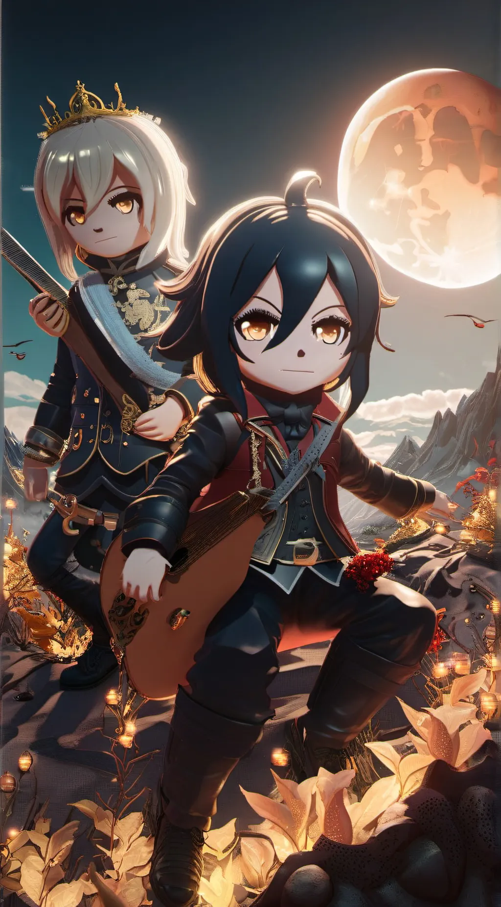 ai character: maribug light izzy background