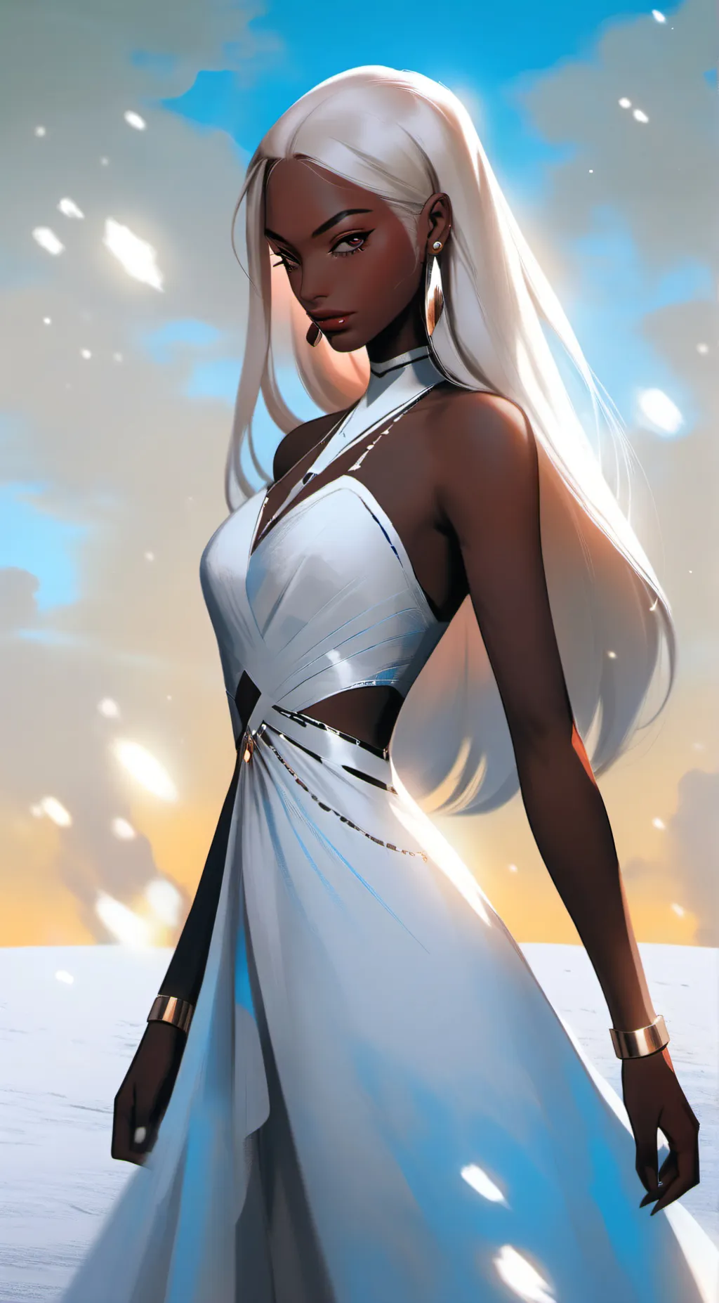 ai character: Angelica  background