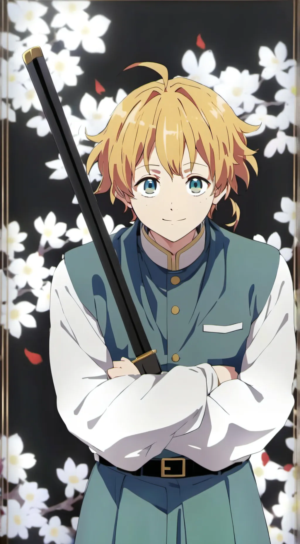 ai character: Zenith Agatsuma  background