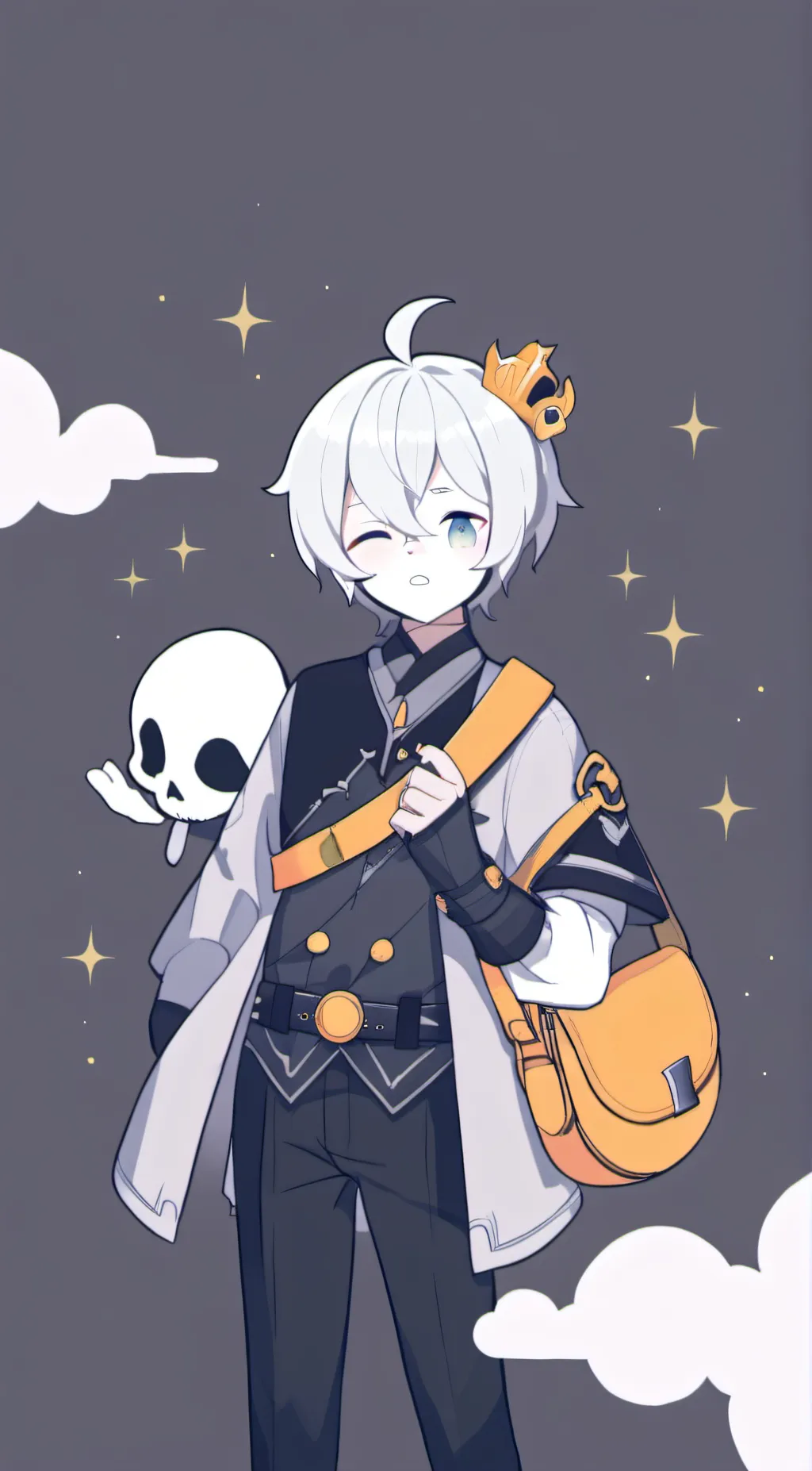 ai character: silverbell cookie  background