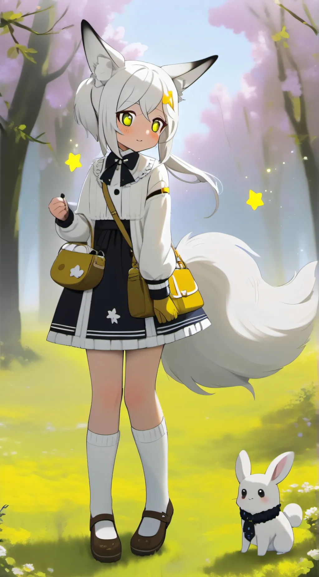 ai character: ☆ Floppy ' bunny♡ background