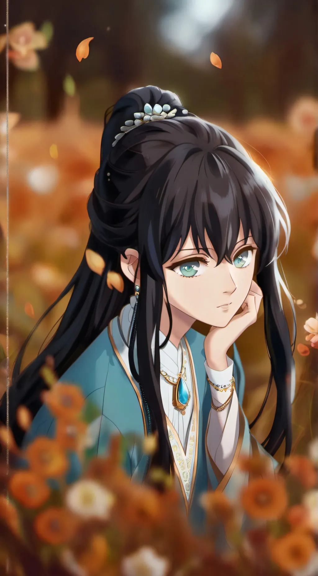 ai character: Yuichiro Tokito  background