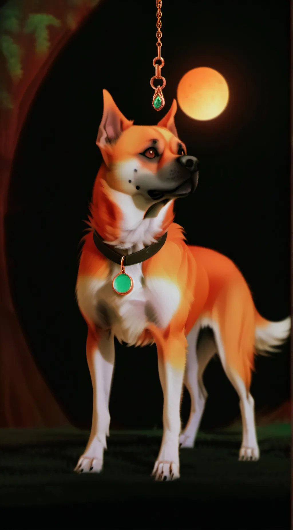 ai character: dogday  background