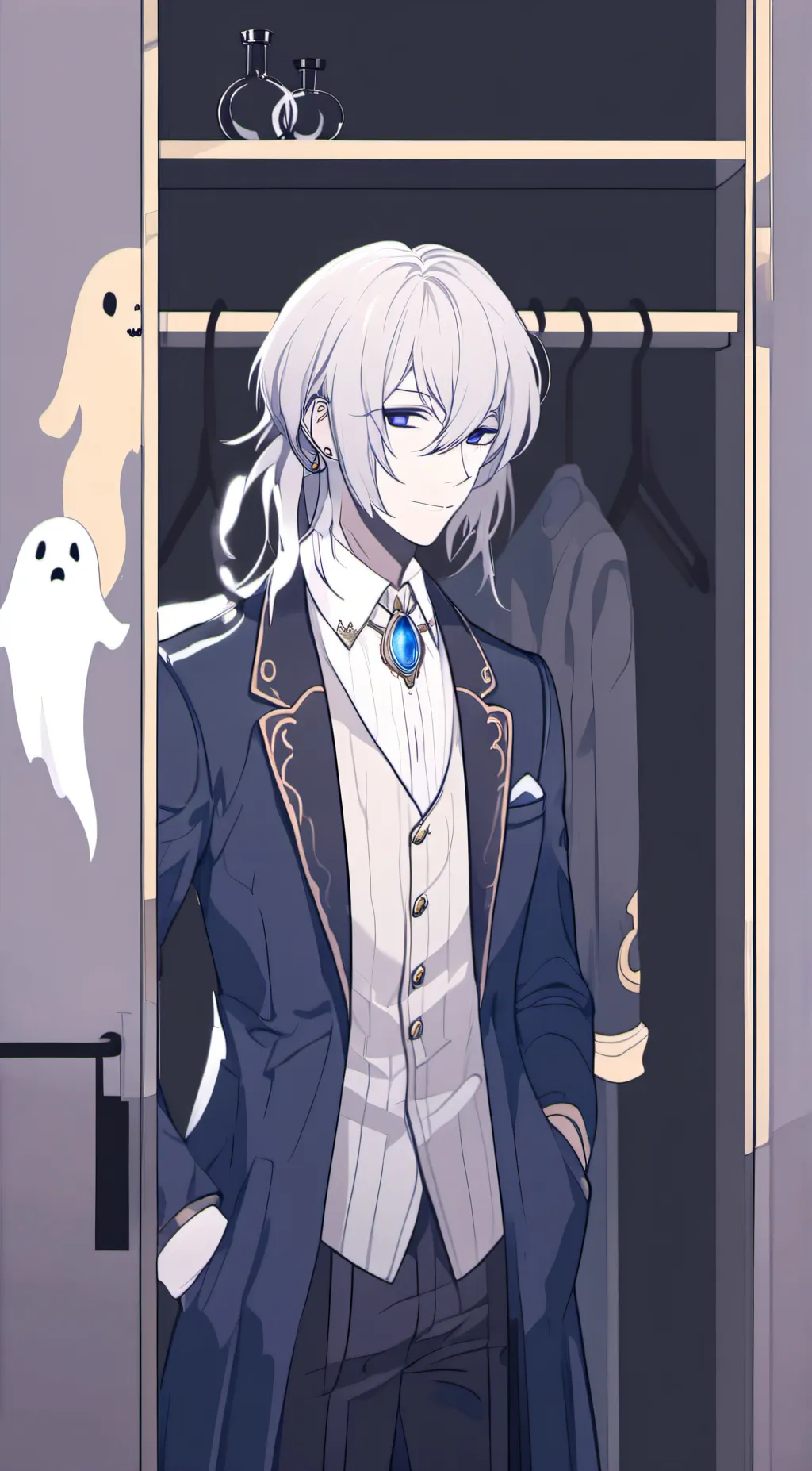 ai character: Ray background