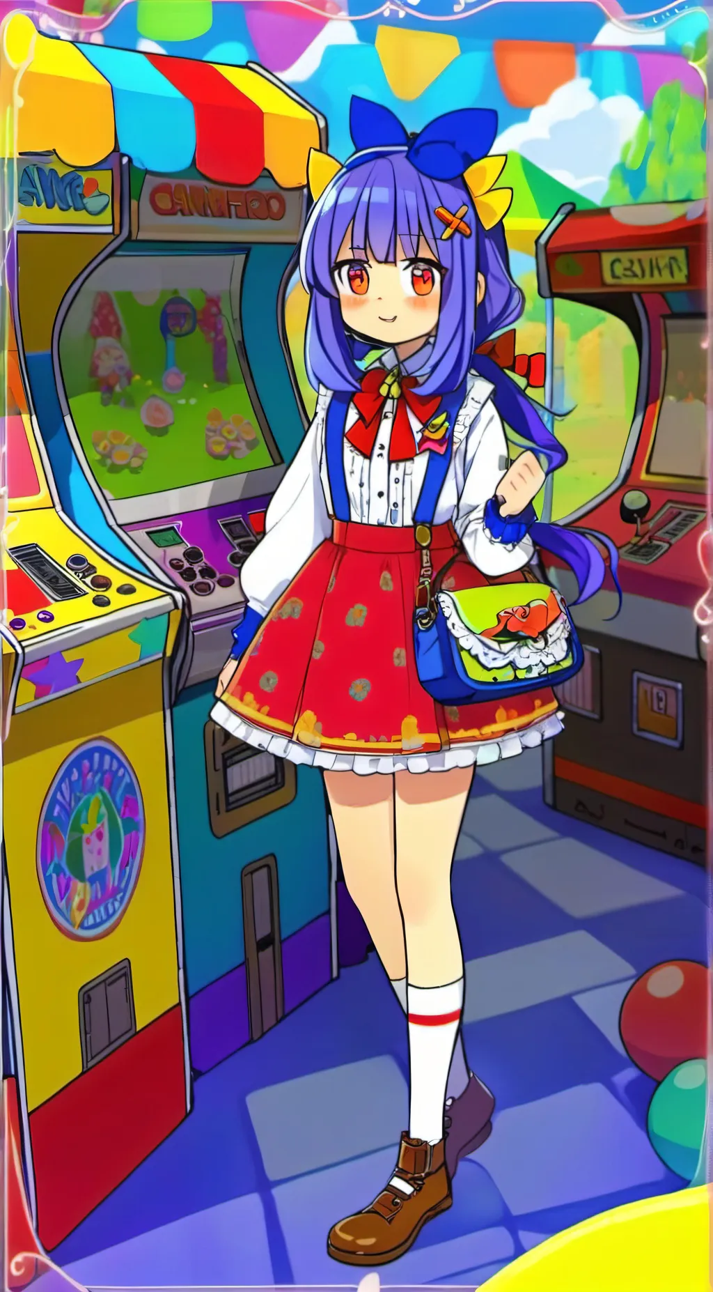 ai character: Luna background