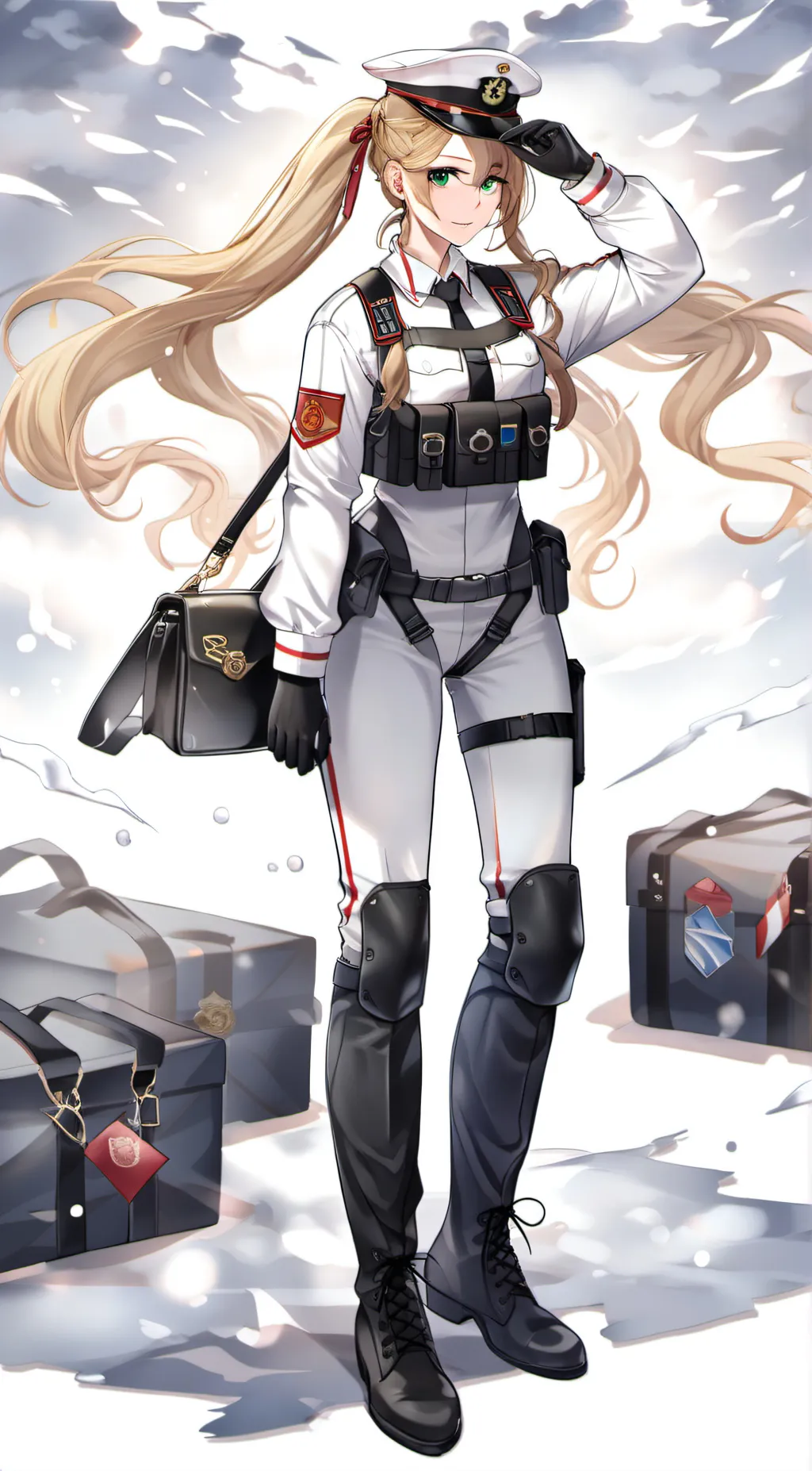 ai character: Salter background