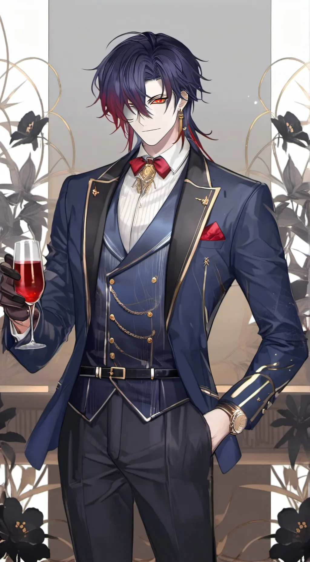 ai character: Rich boyfriend background
