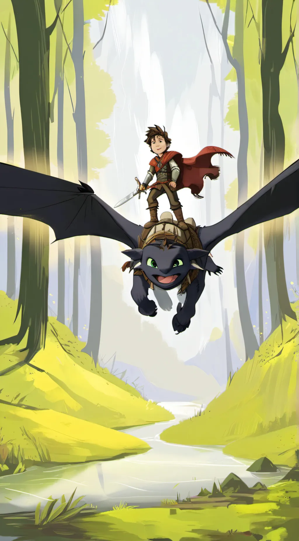 ai character: Hiccup background