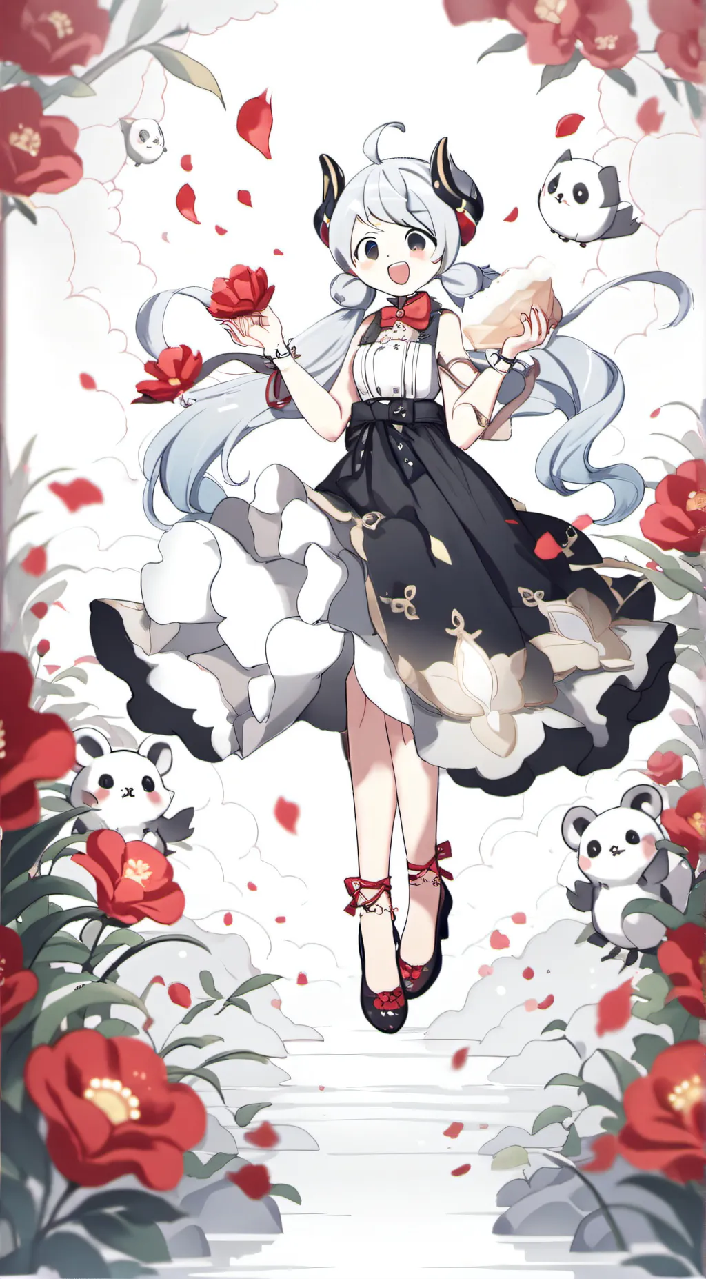 ai character: Cinnamonroll/cinna background