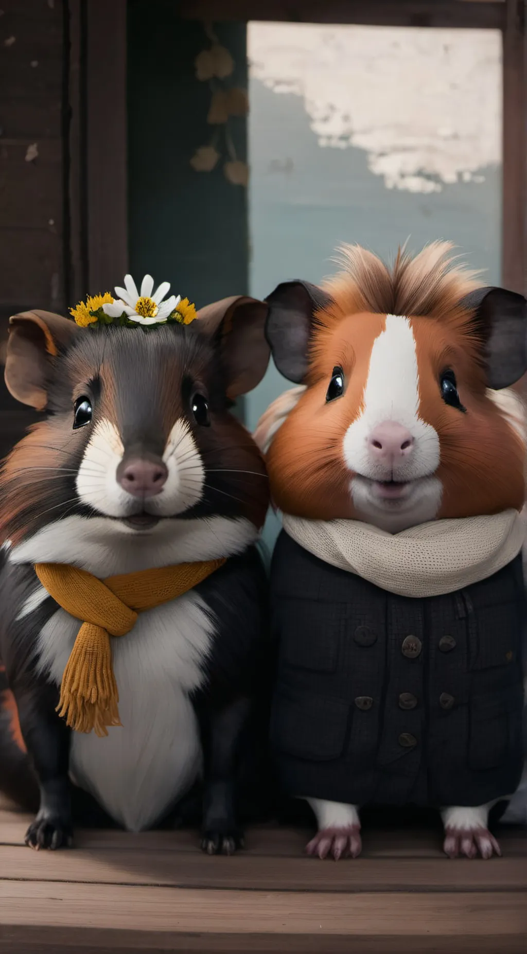 ai character: Meadow(fox) Neo background